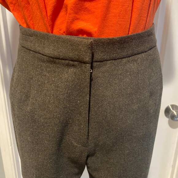 Land's End Wool Pants Charcoal Gray Size 12 NWT - Picture 5 of 9